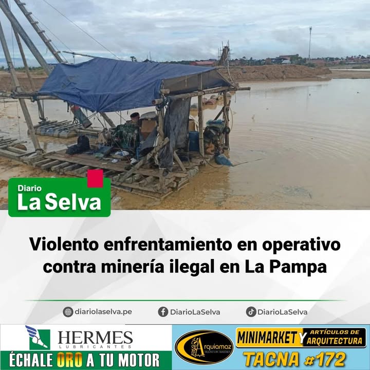 Ataque armado a operativo en Madre de Dios deja patrulleros volcados