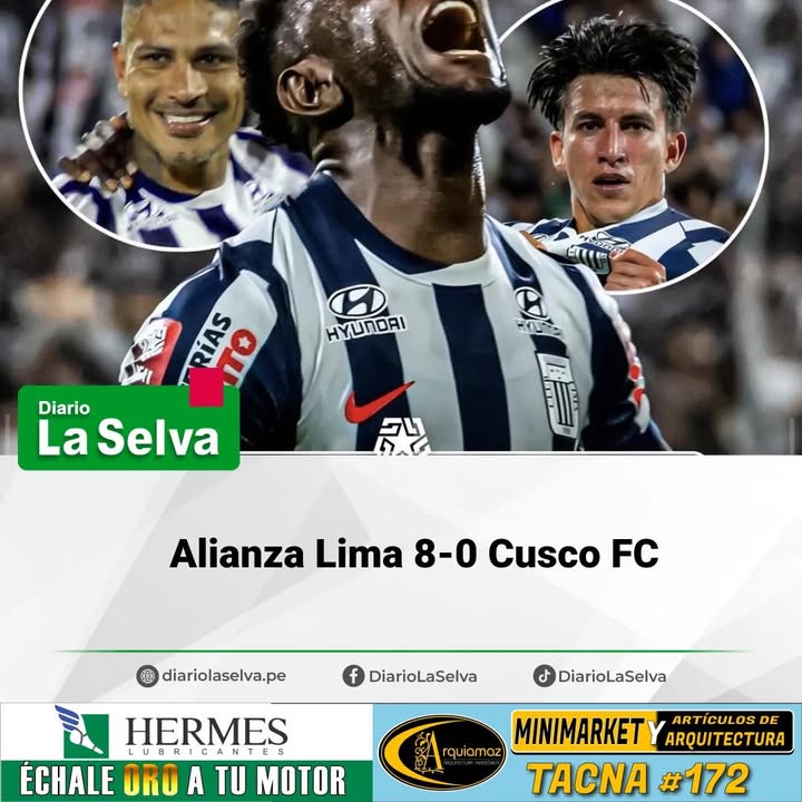 Alianza Lima 8-0 Cusco FC