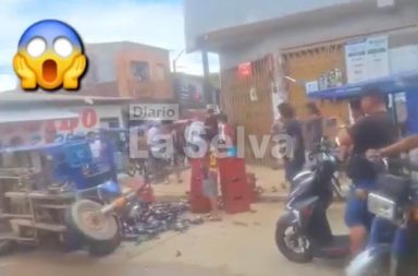 Volcadura de furgoneta deja dos heridos en Nauta.