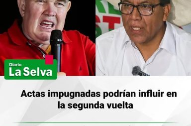 Actas impugnadas podrían influir en la segunda vuelta