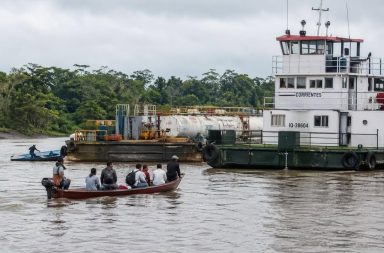 Reportan retención de convoy petrolero en el río Corrientes en Loreto, sin confirmación oficial de toma de rehenes
