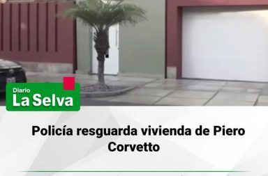 Resguardo policial en casa de titular de la ONPE
