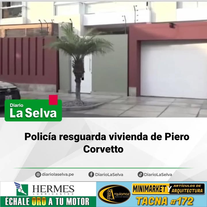 Resguardo policial en casa de titular de la ONPE