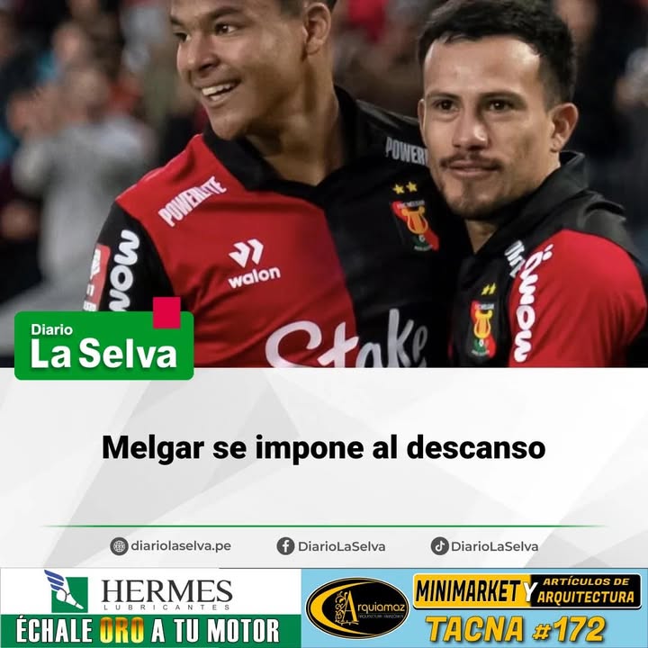 Melgar se impone al descanso