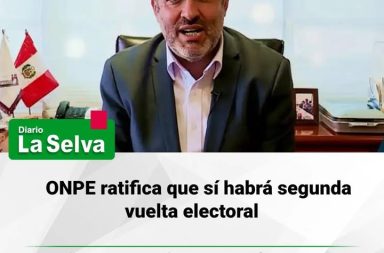 Segunda vuelta será el 7 de junio, informa la ONPE