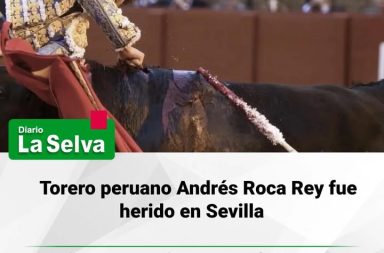 Torero peruano Andrés Roca Rey fue herido en Sevilla