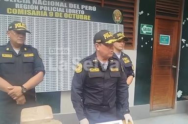 Intervienen a sujeto con 8 kilos de marihuana en Iquitos.
