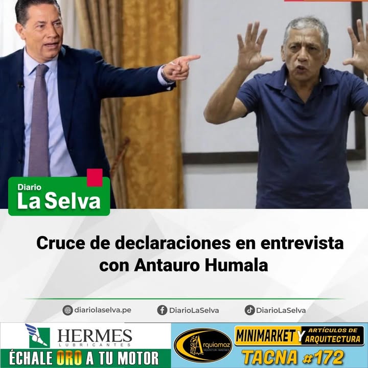 Cruce de declaraciones en entrevista con Antauro Humala