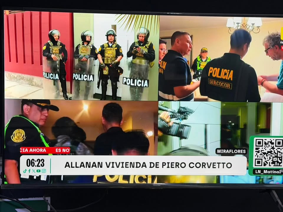 URGENTE Allanan vivienda de Piero CORVETTO, ex presidente de la ONPE por Delitos electorales y omisión de funciones entre otros posibles cargos.