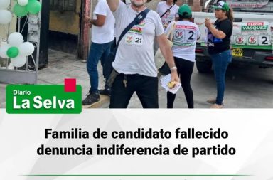 Cuestionan actuar del partido tras fallecimiento en campaña