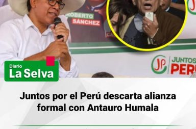 JPP toma distancia de Antauro Humala en campaña