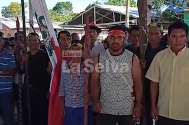 Comunidades Achuar del río Corrientes rechazan retención de embarcaciones.