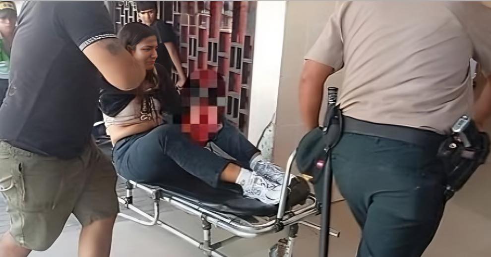 Joven resulta herida tras choque entre scooter y motofurgón en Punchana.