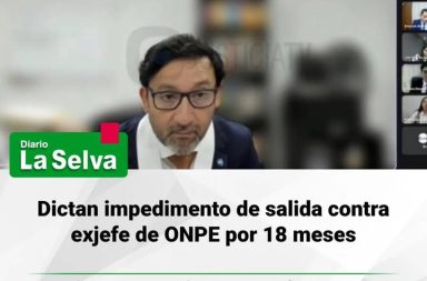 Medida judicial contra exjefe de ONPE