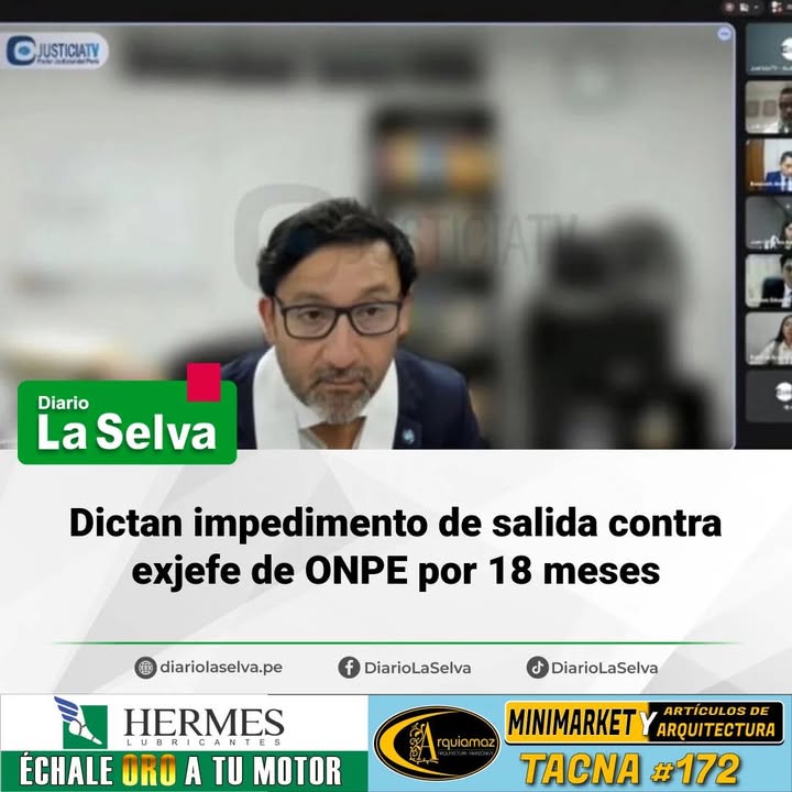 Medida judicial contra exjefe de ONPE