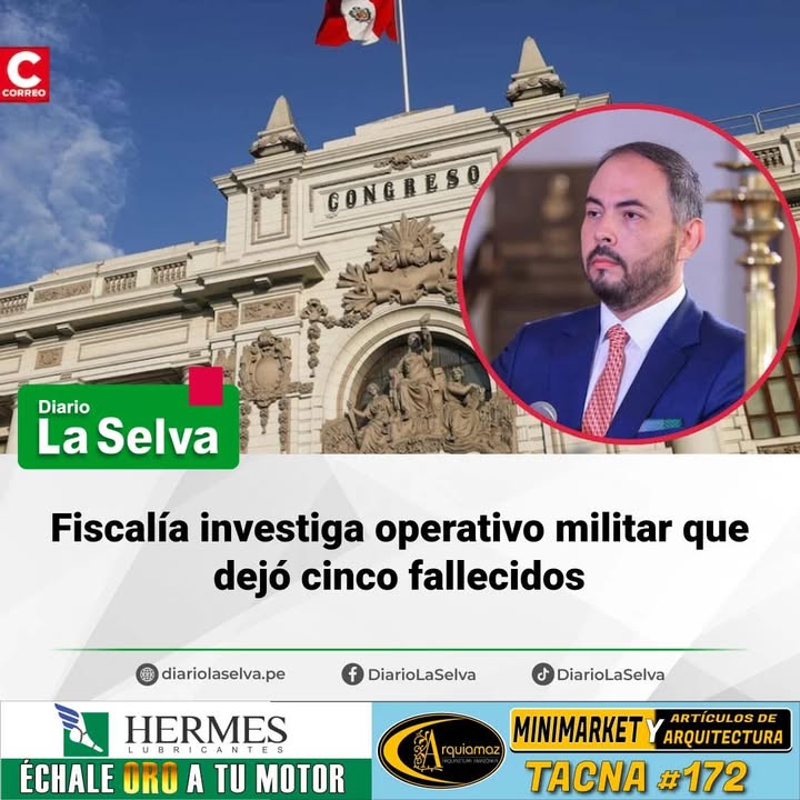 Defensa busca explicar operativo militar en Huancavelica
