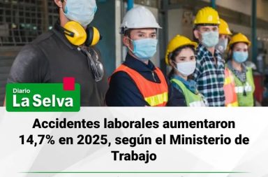 Reportan incremento de accidentes laborales en el país