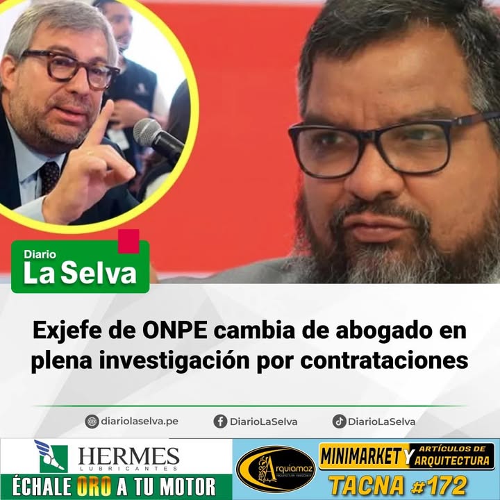 CORVETTO PONE DE ABOGADO A ARBIZU, EX CANDIDATO DE JUNTOS POR EL PERÚ DE SÁNCHEZ