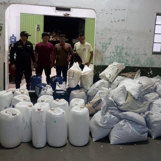 Incautan equipos vinculados a minería ilegal en Ungumayo.