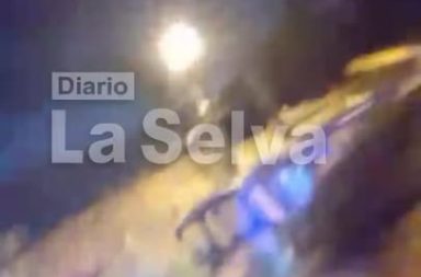 Choque en plena vía termina con fuga