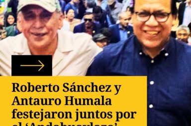 Coincidencia política en acto por el ‘Andahuaylazo’