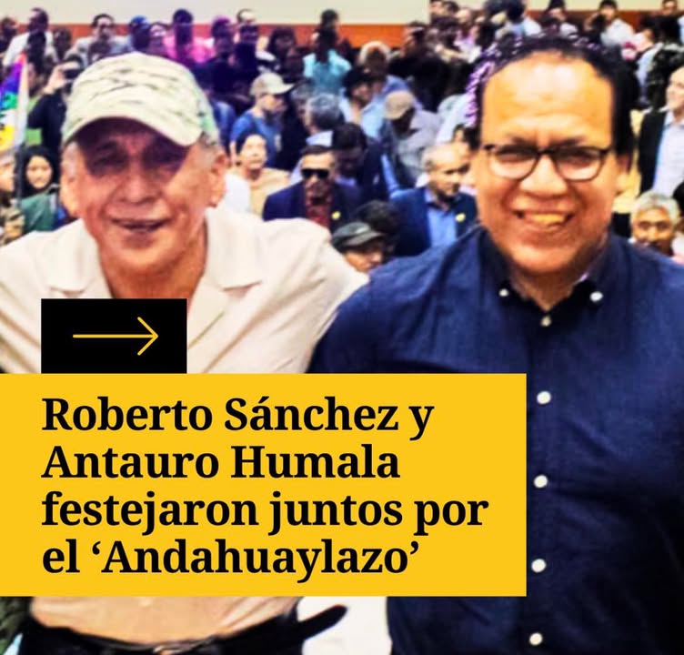 Coincidencia política en acto por el ‘Andahuaylazo’
