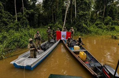 Operativo antidrogas desmantela laboratorio clandestino en el río Yavarí.