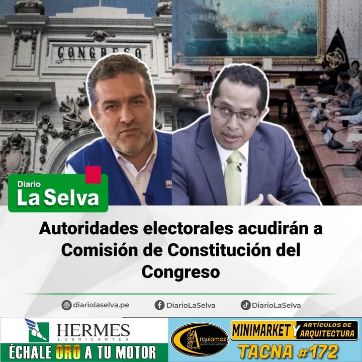 Congreso cita a jefes del sistema electoral por proceso 2026