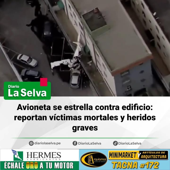 #Brazil  Tragedia aérea deja muertos y heridos graves