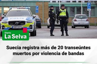 Violencia entre bandas deja víctimas inocentes en Suecia