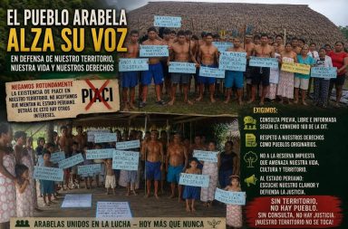 Comunidades Arabela y Alto Curaray cuestionan propuesta de reserva.