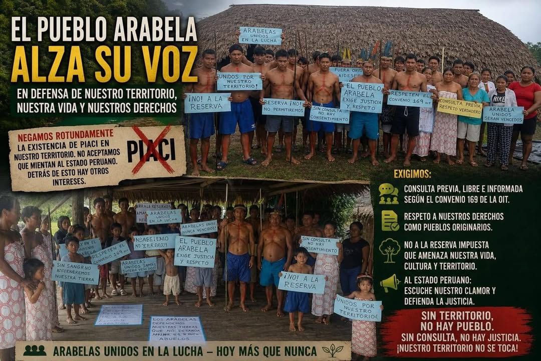 Comunidades Arabela y Alto Curaray cuestionan propuesta de reserva.