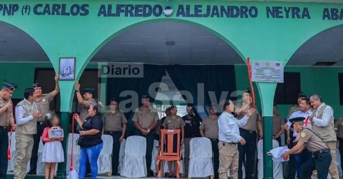 Presidente Balcázar rinde homenaje póstumo a suboficial PNP caído en operativo en Loreto.