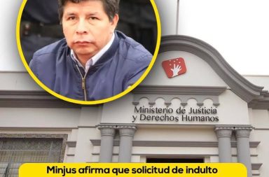 Ministerio de Justicia rechazó solicitud presentada a favor del expresidente