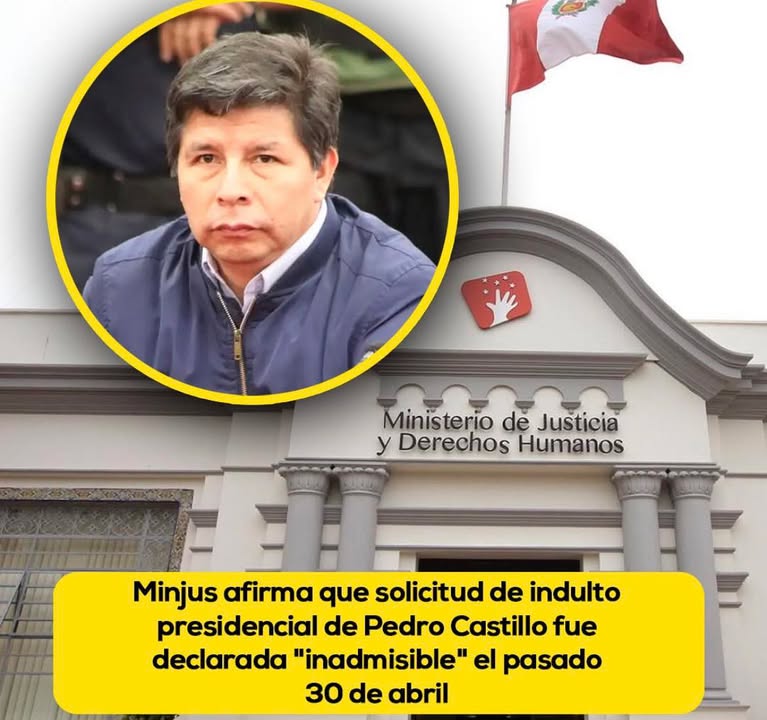Ministerio de Justicia rechazó solicitud presentada a favor del expresidente