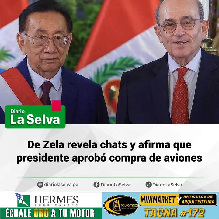 Hugo de Zela asegura que mandatario conocía compra de aviones F-16