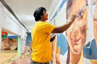 Artista loretano lleva la esencia de la Amazonía peruana a festivales culturales en la India.