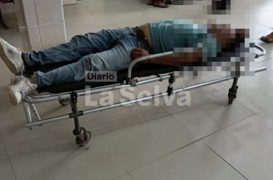 Investigan hallazgo de hombre inconsciente en vía pública en Iquitos.