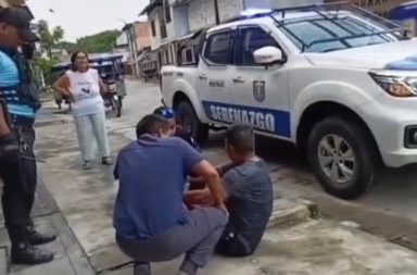 Hombre aparece inconsciente en calles de Iquitos y vecinos sospechan presunto “pepeo”.
