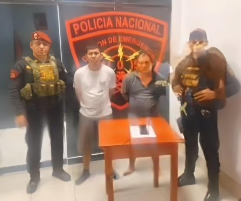 Capturan a presuntos integrantes de “Los Feroces del Norte” tras violento robo en Iquitos.