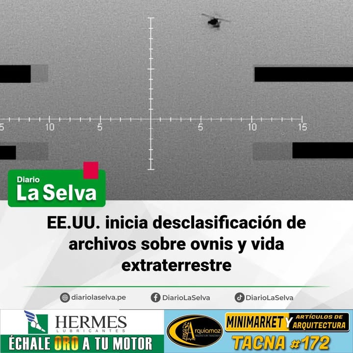 Gobierno de Estados Unidos liberará documentos sobre fenómenos anómalos