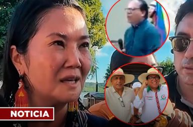 Keiko Fujimori cuestiona a Roberto Sánchez y Antauro Humala