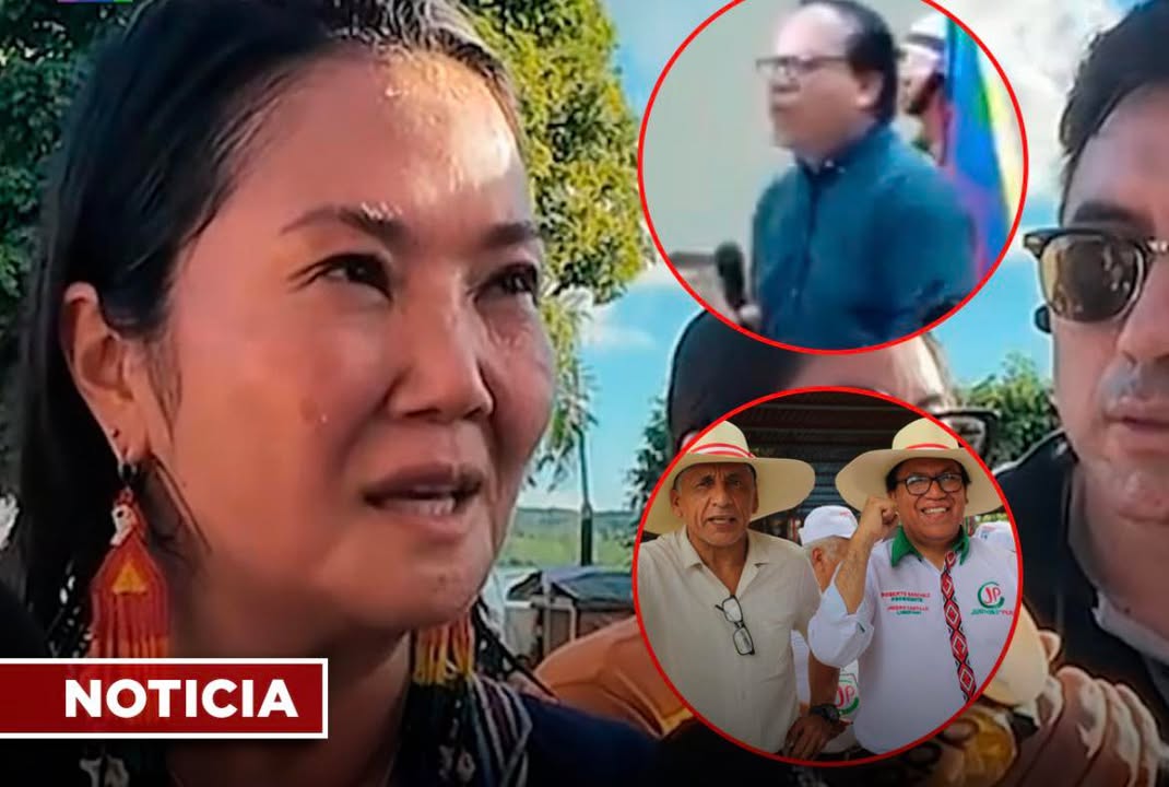 Keiko Fujimori cuestiona a Roberto Sánchez y Antauro Humala
