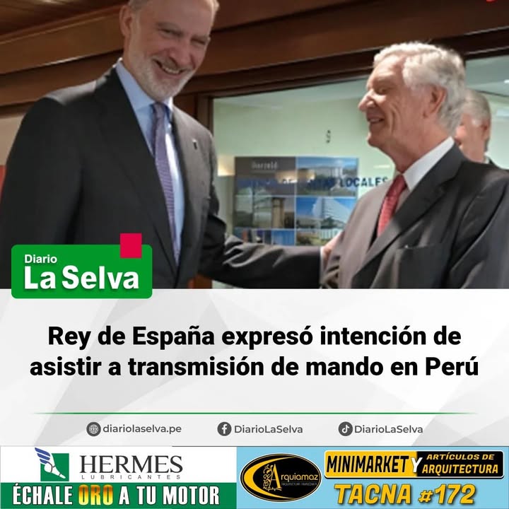 Visita reforzaría vínculos entre Perú y España