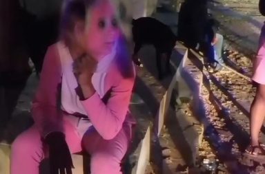 RONDEROS RETIENEN A MENOR QUE BEBÍA LICOR VESTIDO DE “LA PANTERA ROSA”