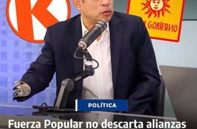 Fuerza Popular no descarta acuerdos para segunda vuelta