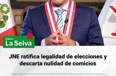 JNE asegura que el proceso se desarrolló conforme a ley