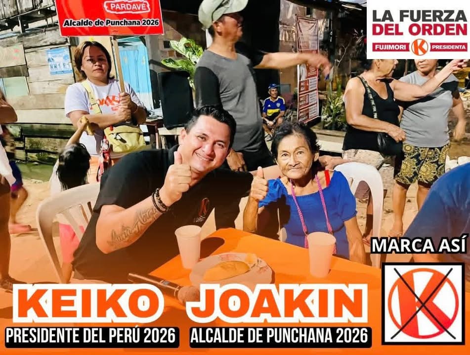 JOAKIN DE PUNCHANA REAFIRMA QUE TU VOZ ES IMPORTANTE PARA EL DESARROLLO PORQUE SOMOS UNA SOLA FUERZA JUNTO A KIKO FUJIMORI, QUE SERÁ LA PRESIDENTA DEL PERU