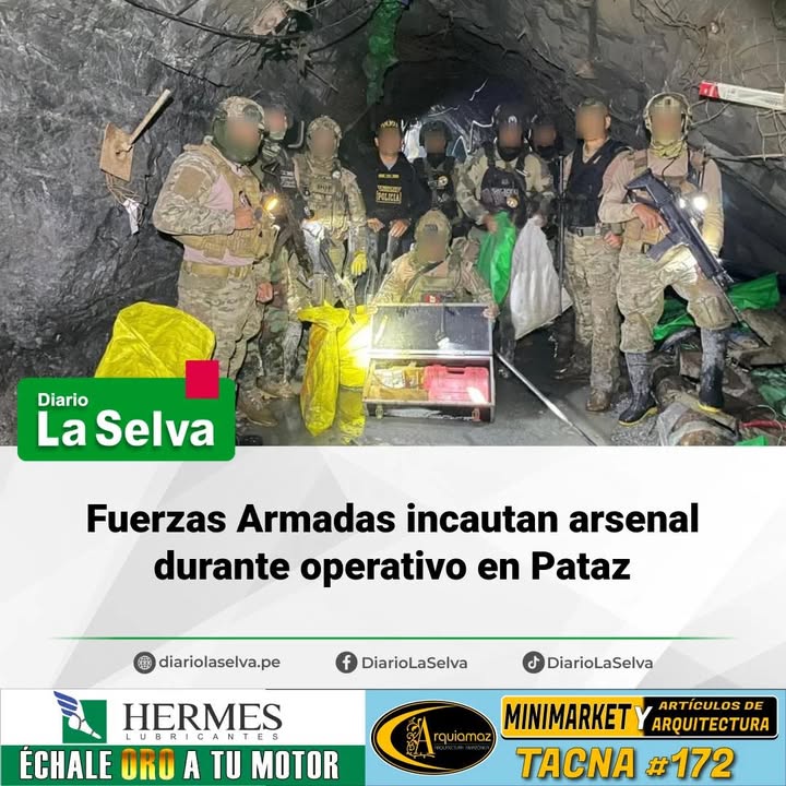 #Pataz Operativo en Pataz permite decomiso de armamento