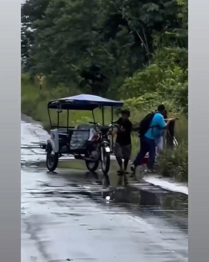 Alertan riesgo en el km 49 de la carretera Iquitos–Nauta